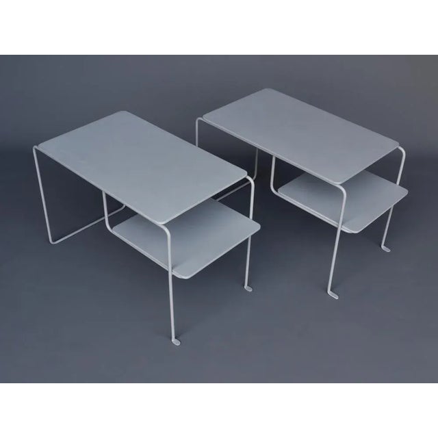 Beek Side Tables by Elmar Berkovich for 't Spectrum, 1956, Set of 2 For Sale - Image 10 of 12