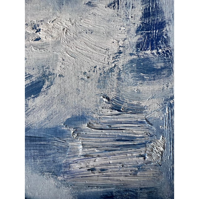 "No Matter Where You Go" by Monica Shulman Contemporary Abstract Oil Painting on Paper For Sale - Image 11 of 12