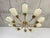 Large mid-century modern chandelier by Instala Děčín in very nice original condition. This piece is attributed to the...
