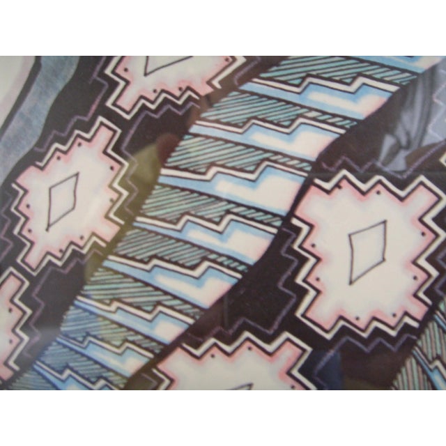 1980s Amado Maurilio Peña 1982 Signed Framed Print "Untitled" For Sale - Image 5 of 12