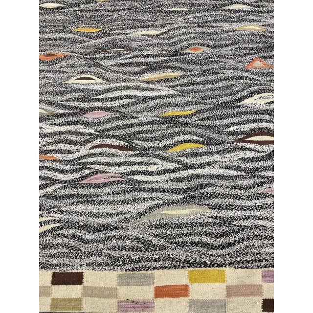 Modern Hand Knotted Modern Wool Rug. 08'08" X 09'10" For Sale - Image 3 of 3