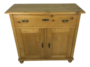 Antique Pine Cupboard From England