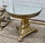Italian Vtg. Pair Italian Regency Style Carved Wood Pedestal End Tables W/Mirrored Tops For Sale - Image 3 of 15