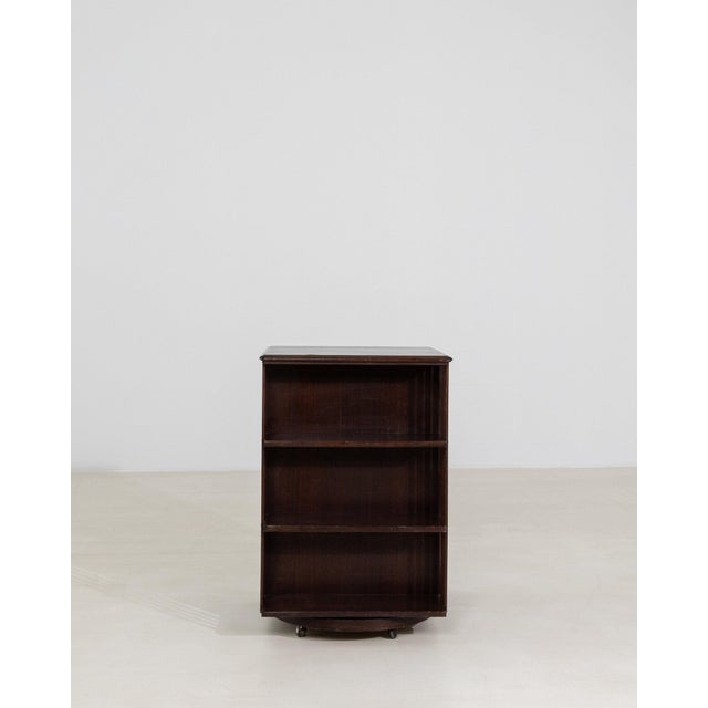 19th Century France Edwardian Brown Wood Bookcase For Sale - Image 11 of 11