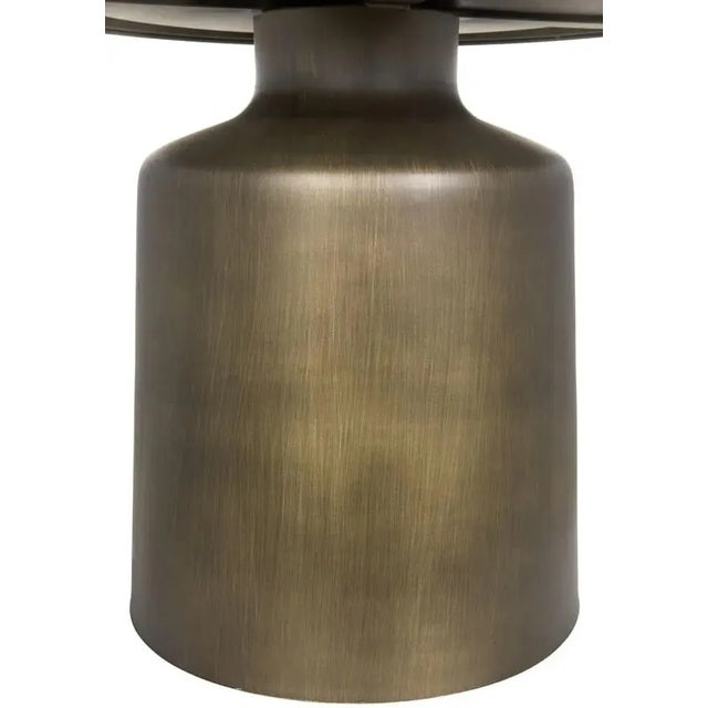 Noir NOIR Lee Side Table, Aged Brass For Sale - Image 4 of 5