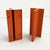 1970s Orange Wall Shelves attributed to Marcello Siard for Kartell, 1970s, Set of 2 For Sale - Image 5 of 7