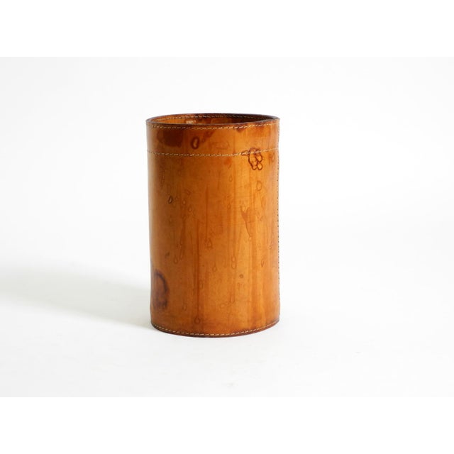 Leather Paper Bin from Torben Ørskov & Co, Denmark, 1960s For Sale - Image 18 of 18
