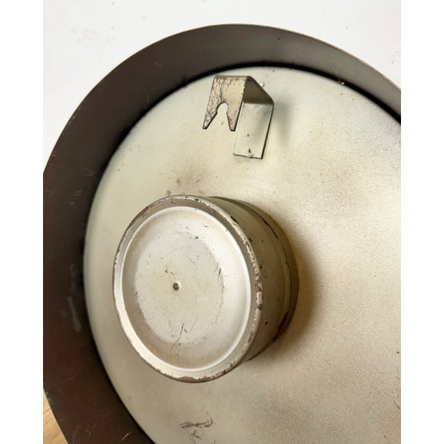 Industrial Dark Grey Factory Wall Clock from IBM, 1950s For Sale - Image 16 of 18