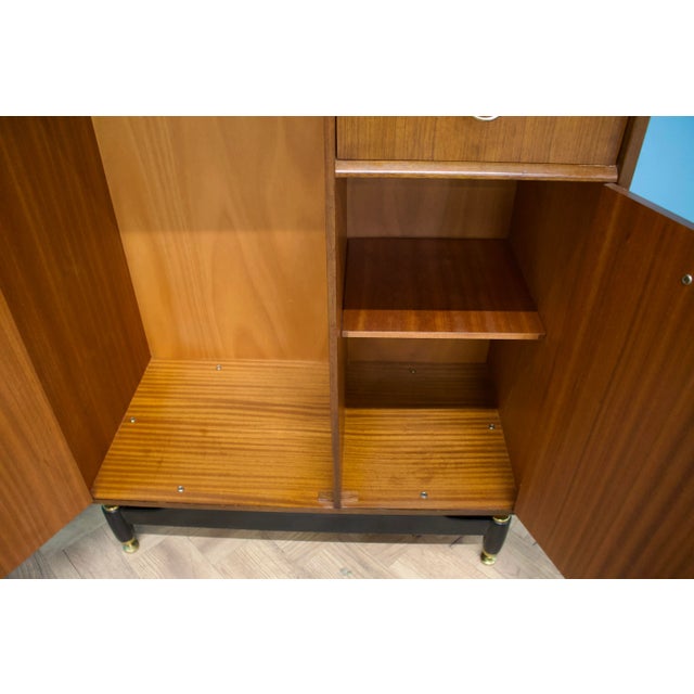 Brown Mid-Century Compact Wardrobe from G-Plan, 1960s For Sale - Image 8 of 10