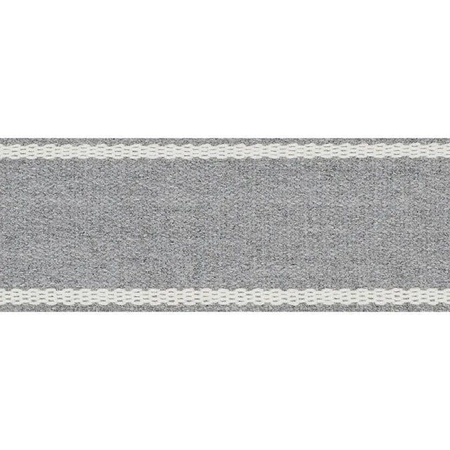 Contemporary Schumacher Sullivan Tape Indoor & Outdoor in Grey For Sale - Image 3 of 3