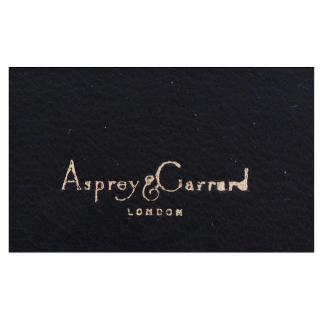 Animal Skin 2000s Asprey & Garrard of London Saddle Leather Desk Set- 3 Pieces For Sale - Image 7 of 8