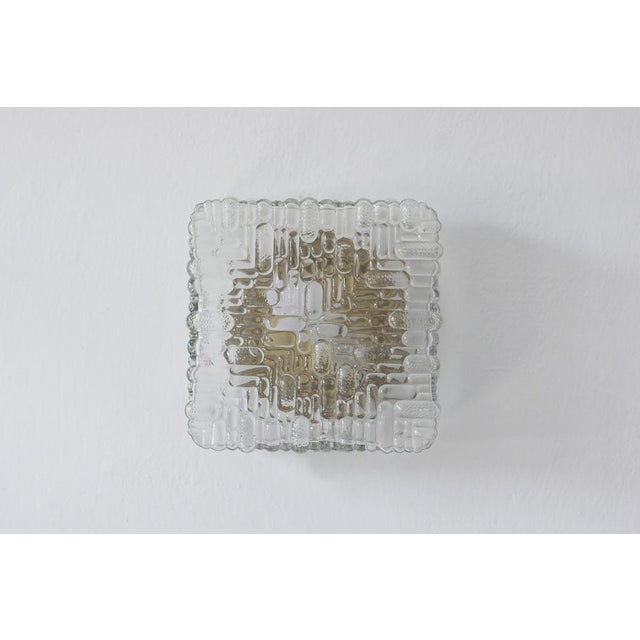 Mid-Century Glass Sconce, 1960s For Sale - Image 6 of 7