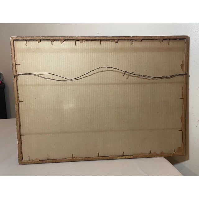 Antique 19th Century Orig ZHR Winter River Watercolor Realism Landscape Painting For Sale - Image 10 of 11