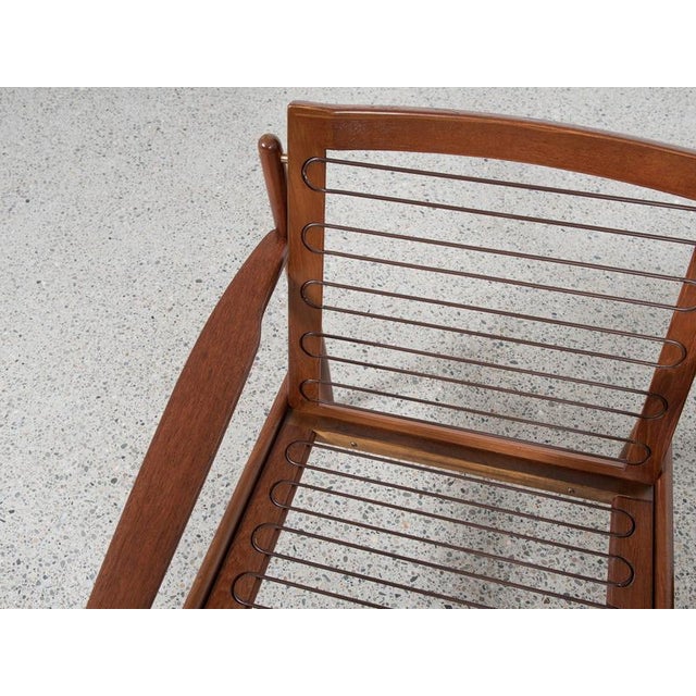 Wood Midcentury Danish Easy Chairs in Teak attributed to Arne Vodder for Glostrup 1960s For Sale - Image 7 of 12