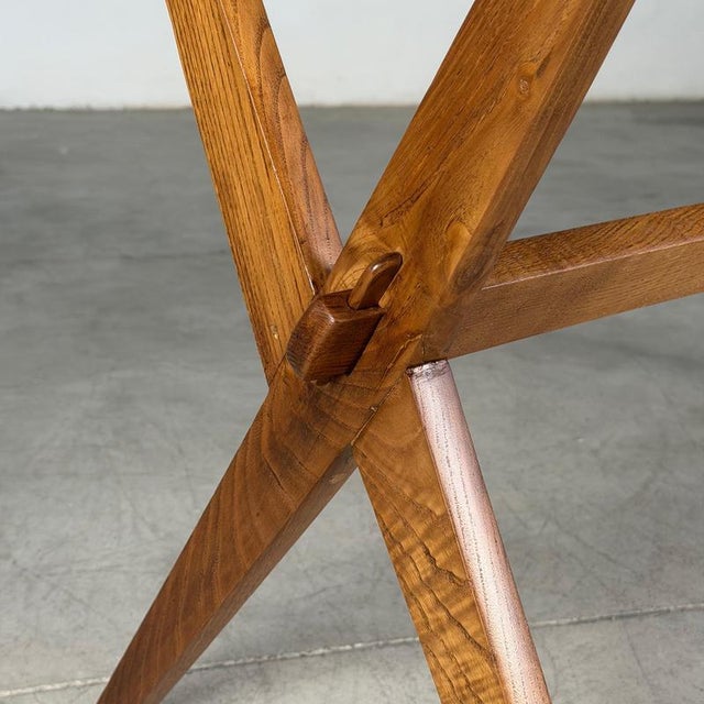 Vintage Writing Desk in Chestnut Wood by Italo Gamberini, Italy, 1940s For Sale - Image 10 of 18