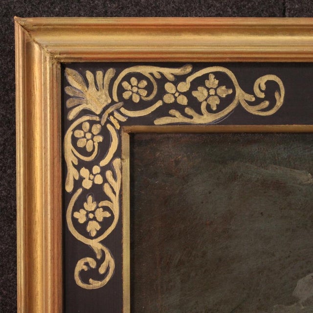 French Artist, Landscape with Dog, 1750, Oil on Canvas, Framed For Sale - Image 7 of 16