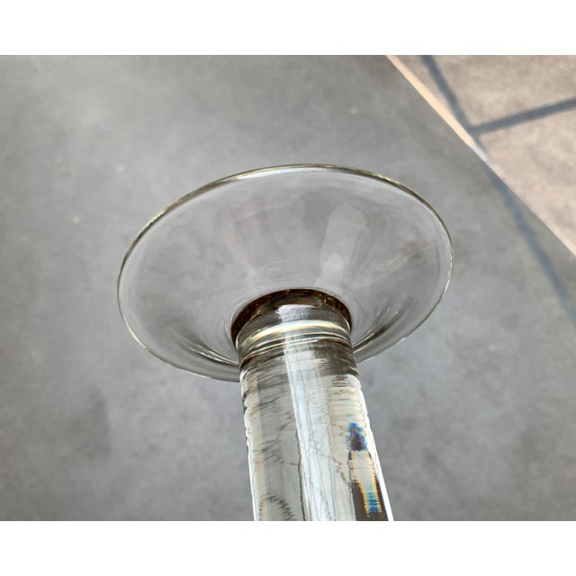 Vintage Glass Candleholder, 1970s, Set of 2 For Sale - Image 10 of 18