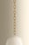 Hudson Valley Lighting Omi 9 in. 1 Light Pendant in Patina Brass and Ceramic Ivory Crackle Finish For Sale In New York - Image 6 of 8
