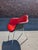 Herman Miller 1970s Pair of Red Eames Herman Miller Padded Arm Shell Chairs For Sale - Image 4 of 16