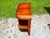 Vintage Art Deco Waterfall End Table Demilune Tripod Stand For Sale In Boston - Image 6 of 16