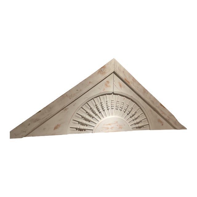 Antique Wood Pediment For Sale