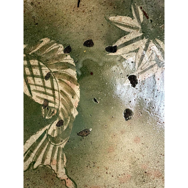 Japanese Seto Mingei Ceramic Plate Ishizara Edo Peorid For Sale - Image 13 of 17