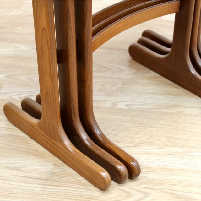 Wood 1960s Mid Century Nesting Tables by G Plan - Set of 3 For Sale - Image 7 of 10