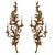 1990s Louis XV Large Florentine Carved and Gilded Wall Sconces, 1990s, Set of 2 For Sale - Image 5 of 5
