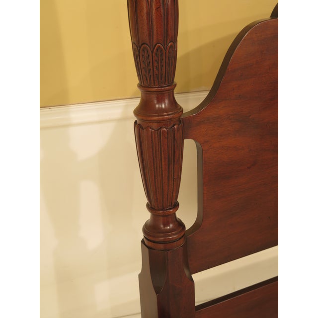 Drexel Heritage King Size Mahogany Poster Bed Chairish