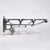 Vintage aluminum coat rack from the 1950s, featuring a distinctive industrial design. The lightweight yet sturdy frame is...