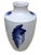 Late 20th Century Modern Blue and White Brushstroke Porcelain Vase For Sale - Image 5 of 12