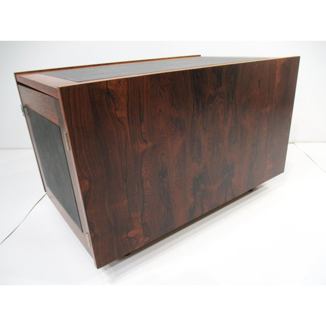 Johannes Sorth Rosewood Side Table Cube for Bornholm Denmark For Sale - Image 12 of 12