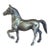 Mid 20th Century Brass Prancing Horse Sculpture For Sale
