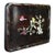 Vintage Zitan Wood Tray With Mother-of-Pearl "Magpie on Plum" Inlay For Sale