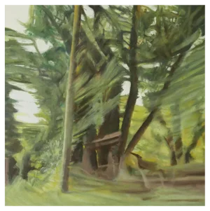 Olivier Furter, Speed of Nature, 2022, Oil on Canvas