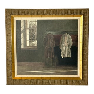 1970s “The Quaker” by Andrew Wyeth – Limited Edition Framed Print With Triton Press Seal (29.5" X 27.5") For Sale