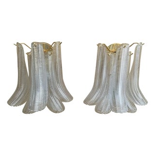 Celestial Murano Glass Selle Sputnik Wall Sconces by Simoeng, Set of 2 For Sale