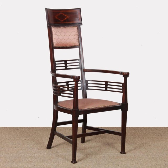 Arts and Crafts English Armchair by J.S. Henry, 19th Century For Sale - Image 11 of 11