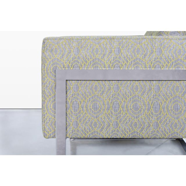 Vintage Oversized Chrome Lounge Chairs by Milo Baughman for Thayer Coggin For Sale - Image 9 of 13