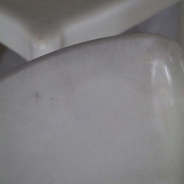 1970s Model 4875 White Plastic Chair by Carlo Bartolli for Kartell For Sale - Image 14 of 16
