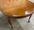 This is a gorgeous vintage Queen Anne style walnut dining table featuring a warm figured walnut finish, graceful cabriole...