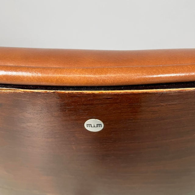 Italian Modern Office Chairs by Ico Parisi for Mim, 1970s, Set of 8 For Sale - Image 13 of 18