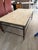 2010s Premium Ethan Allen Vida Fossilized Stone-Top Coffee Table (138340s) in Paris Iron For Sale - Image 5 of 6