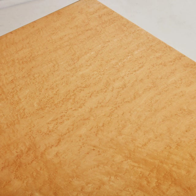 Wood Birdseye Maple Chest of Drawers by Saporiti Italia, Italy 1970s For Sale - Image 7 of 11