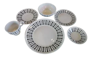 1959 Paul McCobb for Jackson China Co. Service for 6 Contempri Place Settings - 36 Pieces