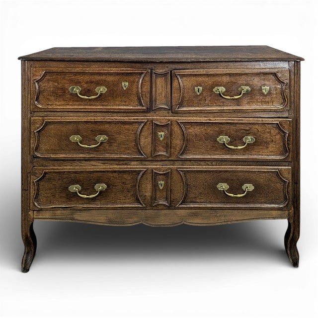 Antique Provincial Oak Chest of Drawers, 1700s For Sale - Image 16 of 16