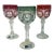 Mid 20th Century Hofbauer Crystal Goblets - Set of 3 For Sale