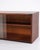 Wall-Mounted Rosewood Cabinet with Glass Doors, 1960s For Sale - Image 7 of 9