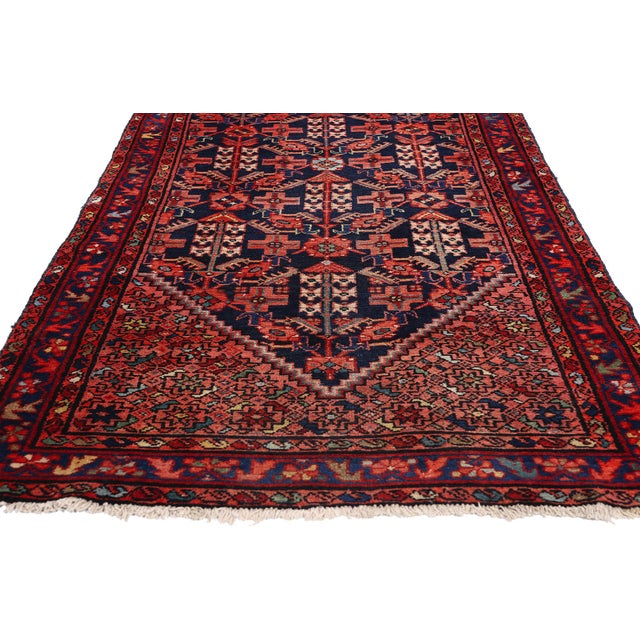 Late 19th Century Persian Malayer Rug, 03'03 X 13'03 For Sale - Image 4 of 10