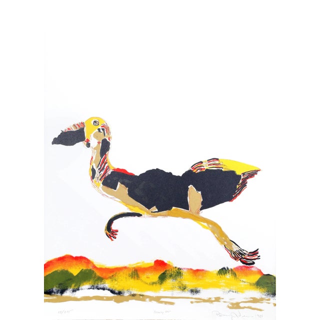 Benny Andrews, Moving On, Lithograph For Sale - Image 4 of 4